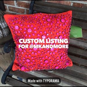 Kate spade pillow cover set of 3